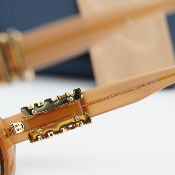 Loewe LW40156U 50E Cat Eye Sunglasses – Shiny Brown/Brown main image 7